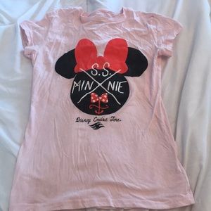 Disney Cruise Line Minnie Mouse T-shirt Pink